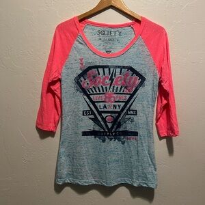 Buckle Society Neon Pink Shirt